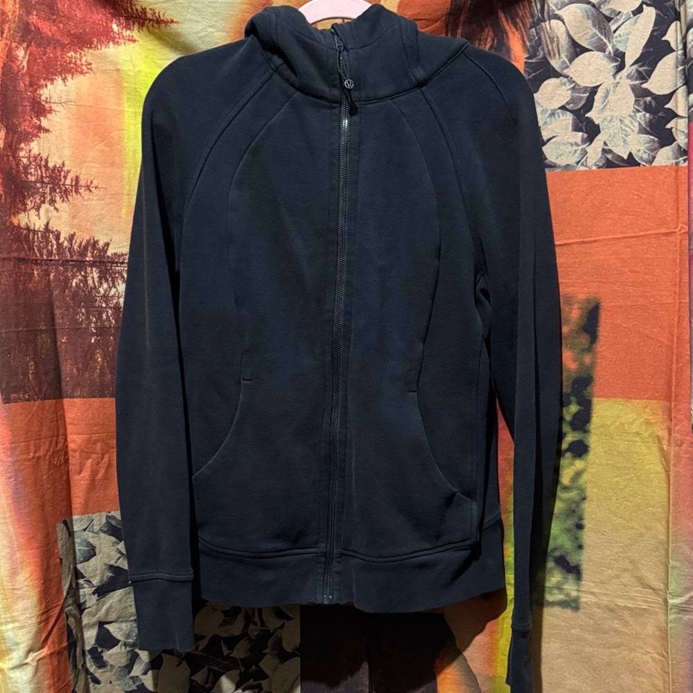 Lululemon Athletica Black Scuba Full Zip Jacket